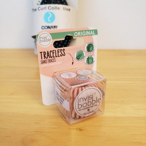 Conair Detangling Hair Brush + invisibobble Original Traceless Hair Ring - Picture 6 of 8